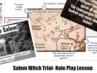 Salem Witch Trial- Role Play Lesson