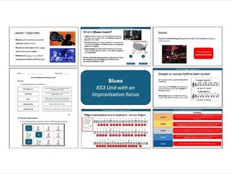 KS3 Music Blues Unit
