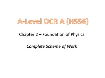 A-Level Physics OCR A: Chapter 2 - Complete