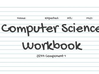 Computer Science Progress Workbook J277 OCR