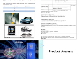 Product Analysis Lesson