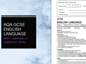 AQA GCSE English Language - Paper 1 Questions 1 + 2 Practice (The Hartops)