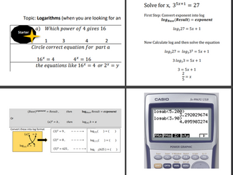 Logarithm: An Independent Lesson