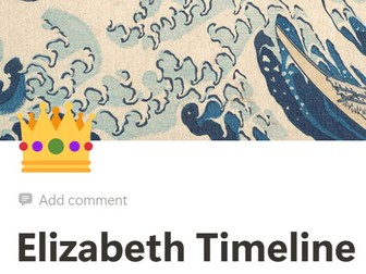Edexcel GCSE Elizabethan England Timeline