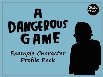 A Dangerous Game Character Profile Example Text Pack