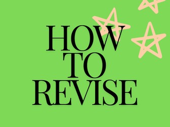 How To Revise Planner