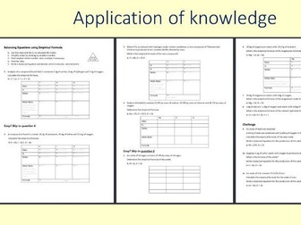 Balancing Equations using Empirical Formula Scaffolded