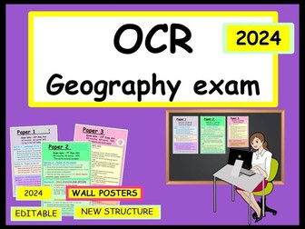 OCR 2024 EXAM WALL DISPLAY POSTERS