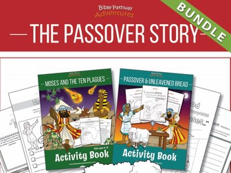 The Passover Story Activity Books BUNDLE