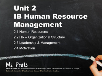 Unit 2 IB Human Resource Management SL