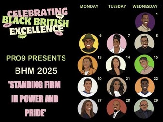 Black History Month Daily Calendar 2025