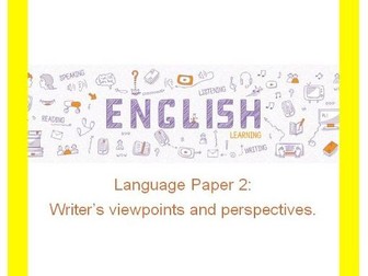 AQA Language Paper 2 Booklet - I do, We do, You do