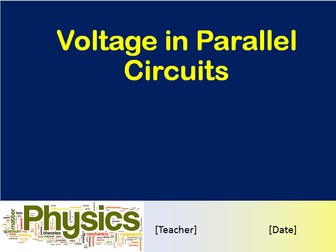 KS3 Voltage in Parallel Circuit