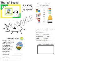 SMART Notebook ONLY Phonics Lessons Set 2 (RWI Compatible) 12 sounds