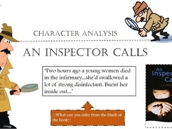 An Inspector calls: character analysis