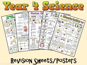 KS2 Science Posters/Revision Sheets | Teaching Resources