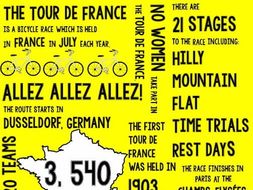 Tour de France Poster Infographic