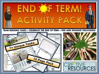 Activity Pack - End of Year