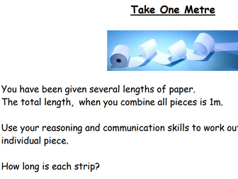 Math Measure group problem solving tasks (Year5/6)