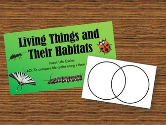Year 5 Living Things and their Habitats Lesson 5-Insect Life Cycle & Comparing Life Cycles Lesson