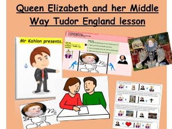 Queen Elizabeth and her Middle Way-Tudor England lesson