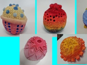 KS3 Easy Clay Vessels Project & Colour Theory