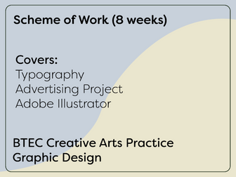 Graphic Design & Typography 8 Wk - SoW