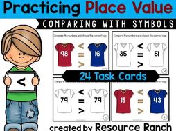 Less Than and Greater Than Task Cards