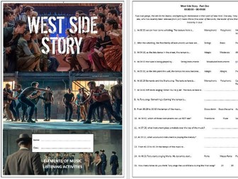 West Side Story (2021)- Listening & Appraising Questions