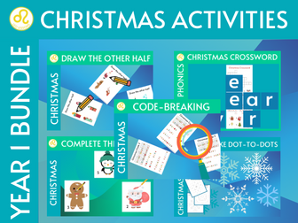 Year 1 Christmas Activities Bundle