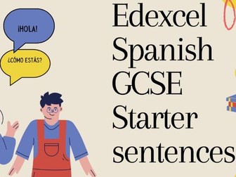 New GCSE Edexcel Spanish writing setences (1-8)