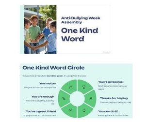Anti-Bullying Week Assembly KS2 Primary ages 7-11 BUNDLE - script and PPT for assembly
