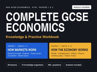 AQA GCSE Economics Complete Course Workbook