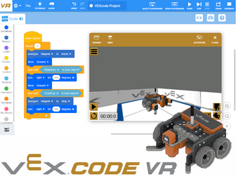 VEXcode VR Virtual Robot Block Coding Lessons