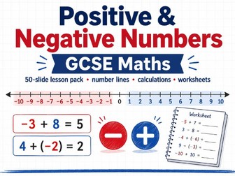 Positive & Negative Numbers GCSE Maths
