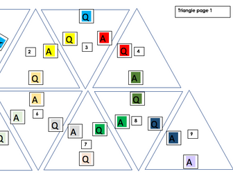 Triangle match up starter (small 16 triangles)