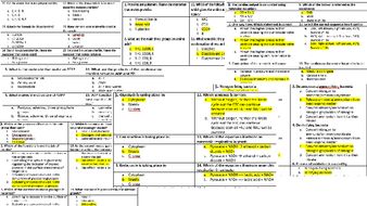 AQA A level Biology Section 6: Organisms respond to changes MCQ ...