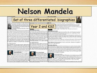 Biographies Nelson Mandela