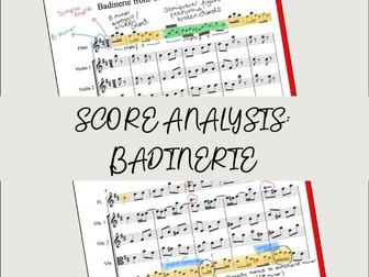 GCSE Music: Badinerie Score Analysis