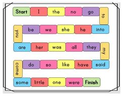 Tricky Words Board Games | Teaching Resources