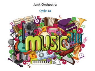 Junk Orchestra - 6 week cycle all 6 lessons and student booklet