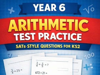Year 6 Arithmetic Test Practice with answers