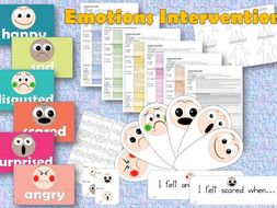 Emotions Intervention - Mental Health, emotional intelligence, emotional literacy