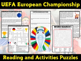 European Championship 2024: Reading and Activities Puzzles.