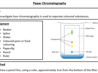 AQA Chromatography GCSE Required Practical