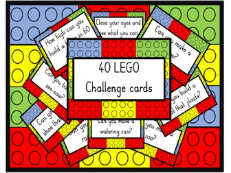 40 LEGO Challenge cards