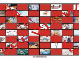 Hospitals and Pharmaceuticals Checker Board Game