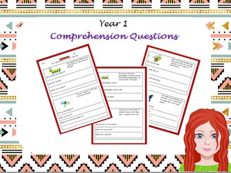 Year 1 Comprehension questions - retrieval