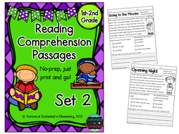 Reading Comprehension Passages- Set 2