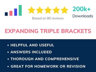 Expanding triple brackets